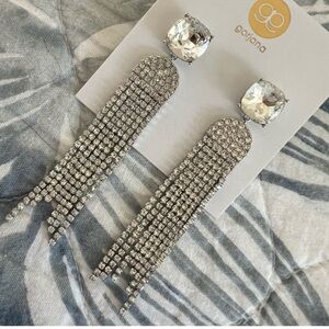 Gorjana Silver Kingston Arc Fringe Earrings